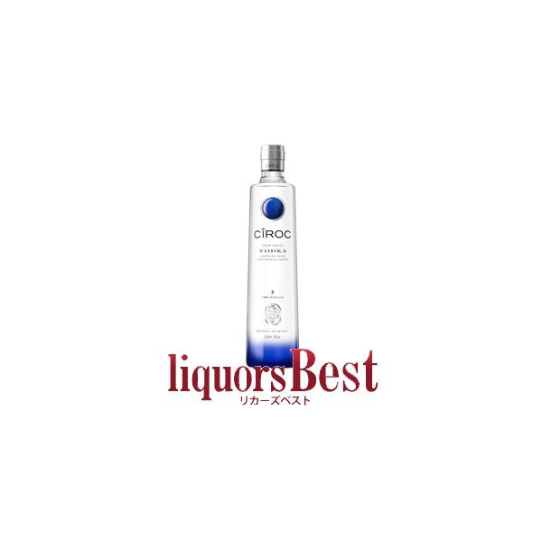 フランスのガイヤック地方のモーザックブラン種という葡萄だけで造られたウォッカ。葡萄だけで造られたウォッカは世界初で、低温抽出、低温発酵、低温貯蔵という世界一級の技術から創り出されます。商品名の「CIROC（シロック）」は、フランス語で山の峰...