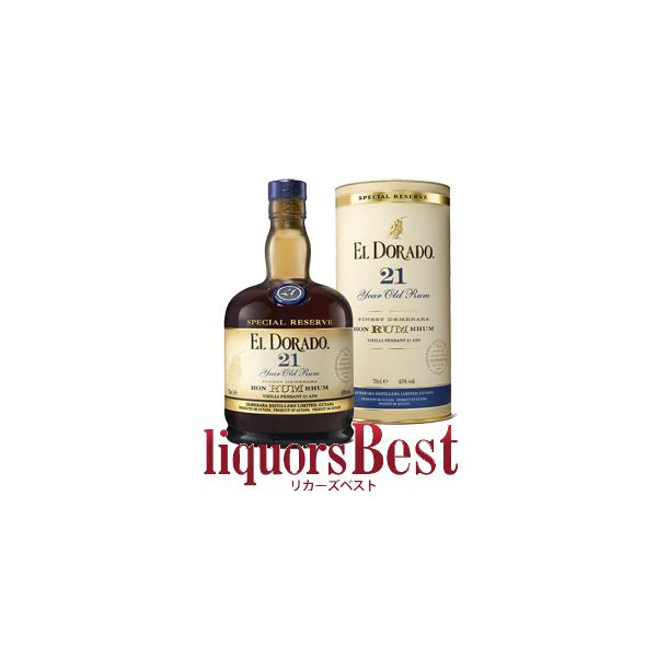 ラム エルドラド21年 スペシャルリザーブ 43度 700ml _t : リカーズ
