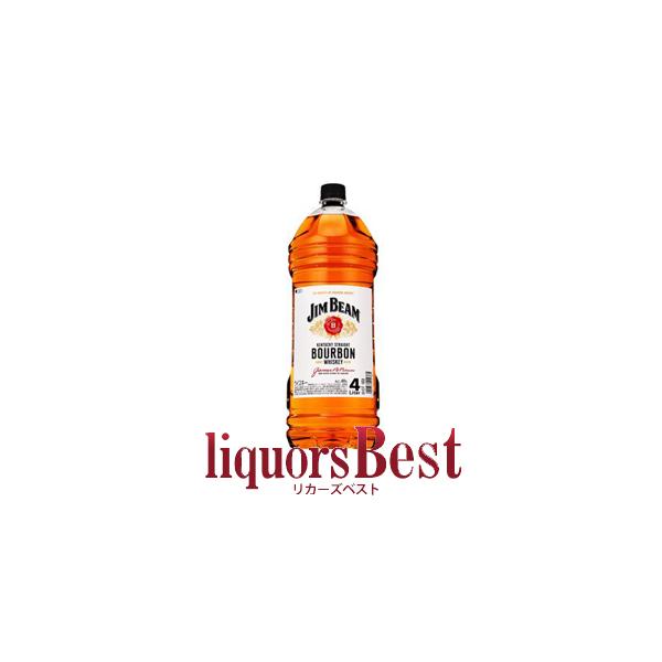 他サイト： 【12/14・15は全品2倍】ウイスキー ジムビーム 4000mlPET バーボンウィスキー 洋酒 whiskyの商品画像