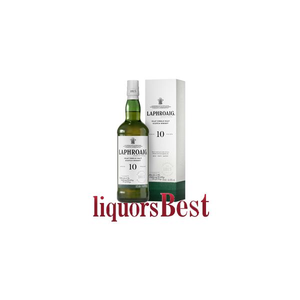 「ラフロイグ」とは「広い湾の美しい窪地」という意味。力強い濃密な個性に魅せられた世界中のファンから、高い支持を受けています。ピート香や潮の香り、ドライで滑らかな味わいが特徴です。　