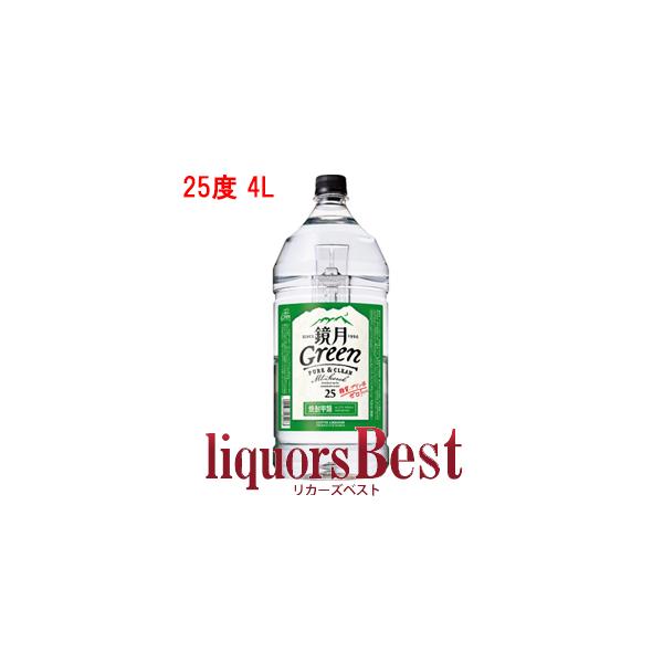 他サイト： 鏡月グリーン　ペットボトル 25度 4000mlの商品画像