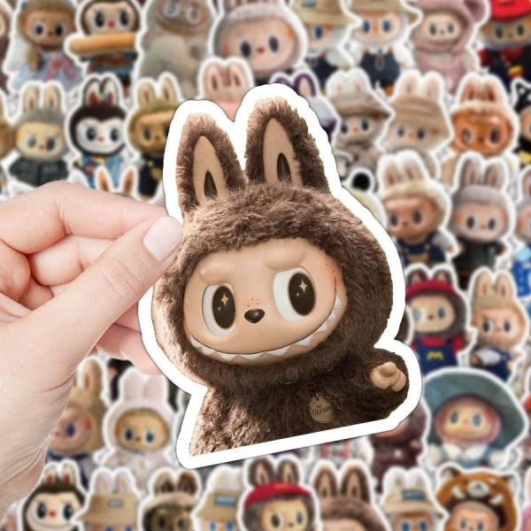 62枚セット ラブブ ステッカー シール LABUBU ランダム封入 絵柄