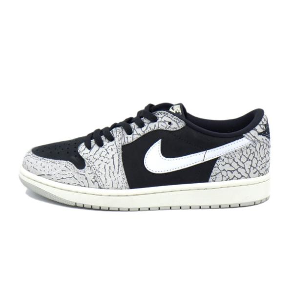 ナイキ NIKE 【 AIR JORDAN 1 LOW OG BLACK CEMENT ELPHANT CZ0790 001 】 エア ジョーダン 1 ブラック セメント エレファント スニーカー f31181