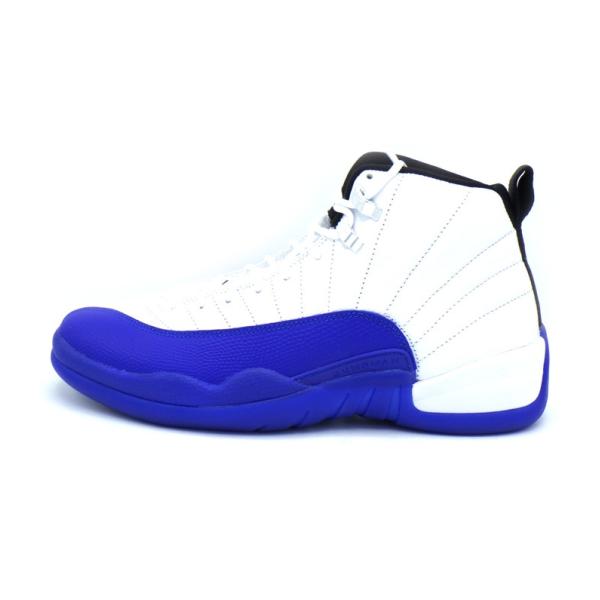 ナイキ NIKE 【 AIR JORDAN 12 RETRO White and Game Royal CT8013 140 】 エア ジョーダン 12 レトロ ホワイト アンド ゲーム ロイヤル スニーカー h7691