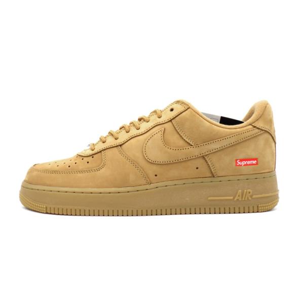 ナイキ NIKE × シュプリーム Supreme 【 AIR FORCE 1 LOW Flax Wheat DN1555 200 】 エア フォース 1 ロー フラックス ウィート ブラウン スニーカー f29795