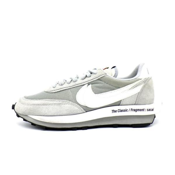 ナイキ NIKE × サカイ sacai × フラグメント Fragment 【 DH2684 001 】 LD ワッフル ライト スモーク グレー メッシュ スニーカー 47740