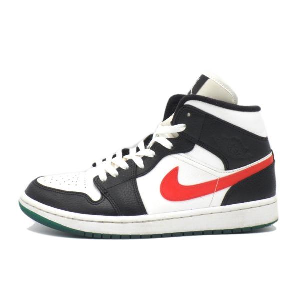 ナイキ NIKE 【 WMNS AIR JORDAN 1 MID White Red Yellow BQ6472 063 】 ウィメンズ エア ジョーダン 1 ミッド ホワイト レッド イエロー スニーカー f30170
