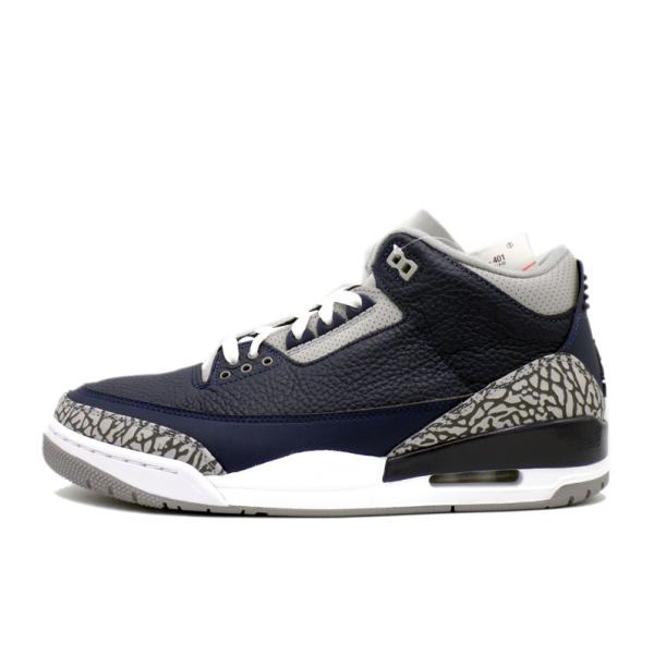 ナイキ NIKE 【 AIR JORDAN 3 MIDNIGHT NAVY CT8532 401 】 エア ジョーダン 3 ミッドナイト ネイビー スニーカー h7555