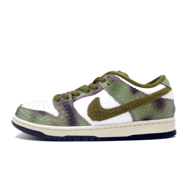 ナイキ × アレクシス サブローン 【 SB DUNK LOW PRO HJ3386 300 】 SB ダンク ロー プロ ホワイト アンド パシフィックモス スニーカー f30528