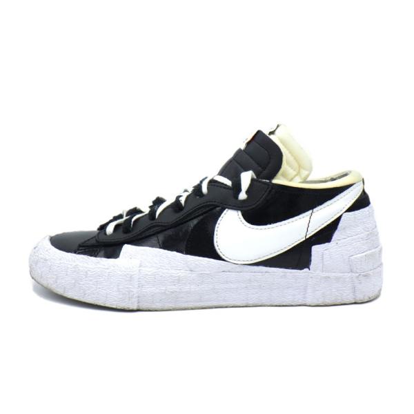 ナイキ NIKE × サカイ sacai 【 BLAZER LOW Black Patent Leather DM6443 001 】 ブレーザー ロー ブラック パテント レザー スニーカー 50970
