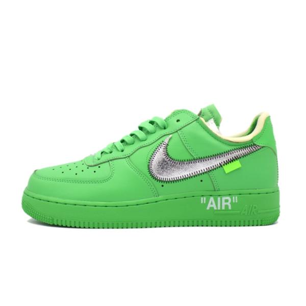 ナイキ NIKE × オフホワイト OFF WHITE 【 AIR FORCE 1 LOW DX1419 300 】 エア フォース 1 ロー ブルックリン ライトグリーンスパーク スニーカー f32101