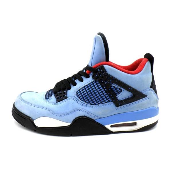 ナイキ NIKE × トラヴィス スコット Travis scott 【 AIR JORDAN 4 Cactus Jack 308497 406 】 エア ジョーダン 4 カクタスジャック ブルー スニーカー 49904