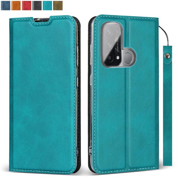 OPPO Reno5 A �P�[�X �蒠�^ eSIM�Ή��� OPPO Reno5 A �J�o�[ �X�g���b�v�t�� ���^ �J�[�h���[�\ ����