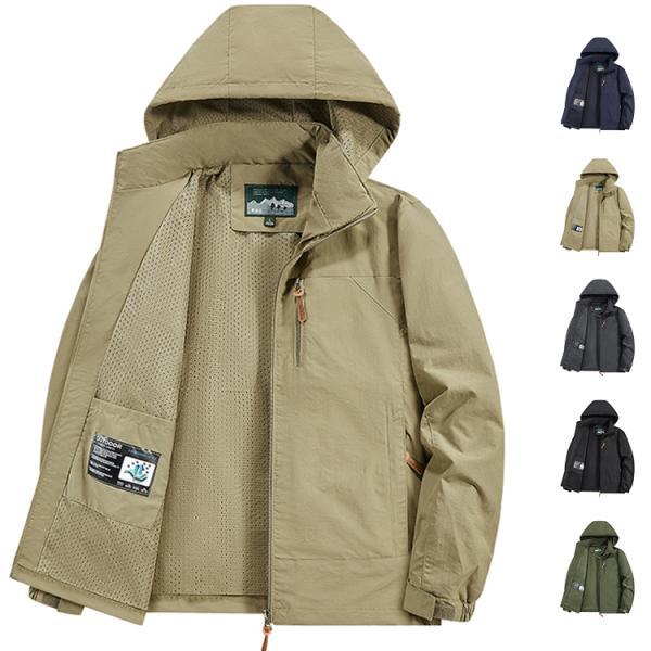 メンズ アウター マウンテンパーカー フード 登山ウェア ジャンバー ミリタリージャケット 防風 撥水 秋冬 春物
