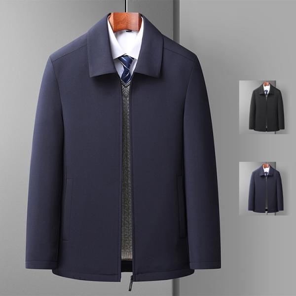 メンズ アウター ステンカラーコート ビジネスコート ロングコート 中綿コート 秋冬 冬服 厚手 紳士服 アウター 通勤 防風