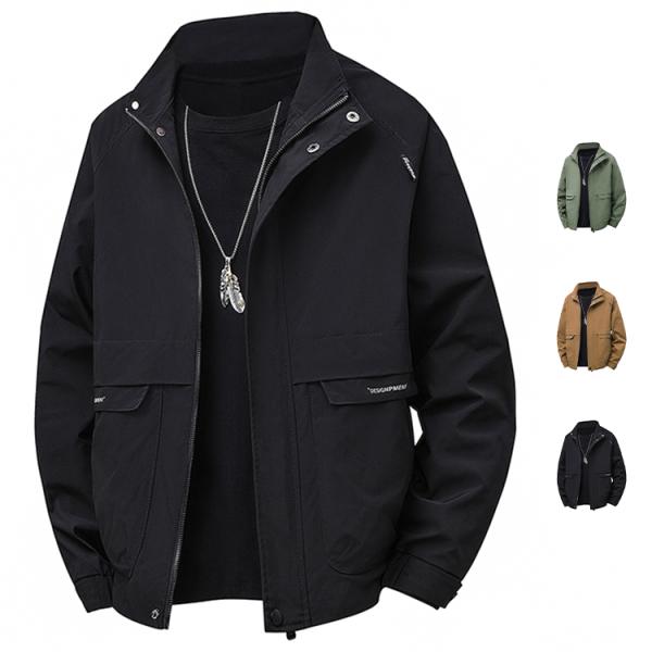 メンズ アウター 春物 ジャンパー ブルゾン ジャケット ミリタリージャケット はおり 薄手 春 大きいサイズ