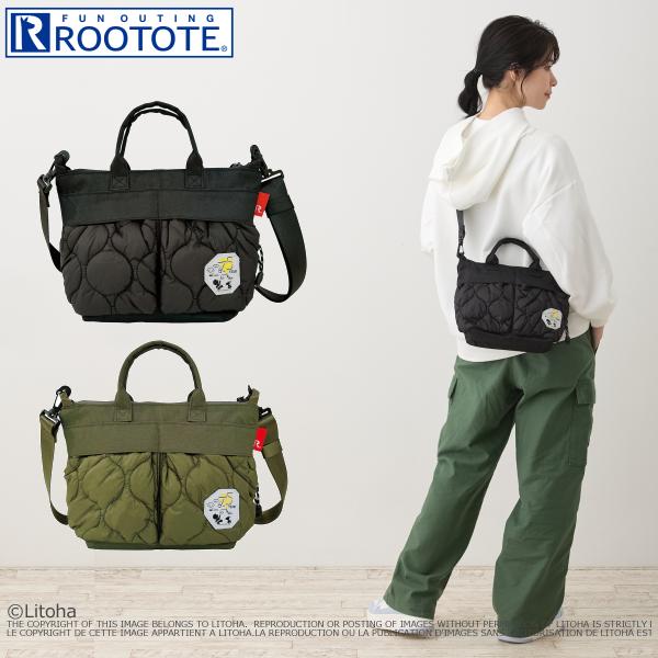 SNOOPY ルートート スヌーピー トートバッグ ショルダーバッグ