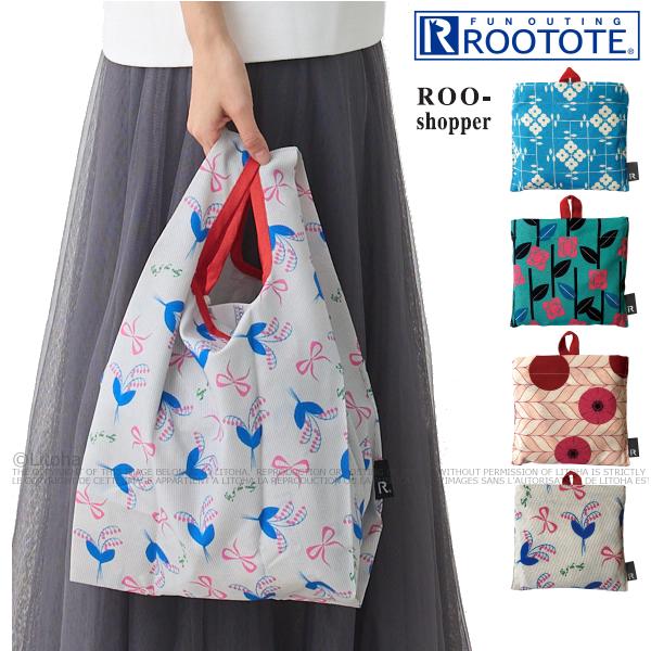 ROOTOTE ルートート エコバッグ お買い物バッグ コットン風 ルー