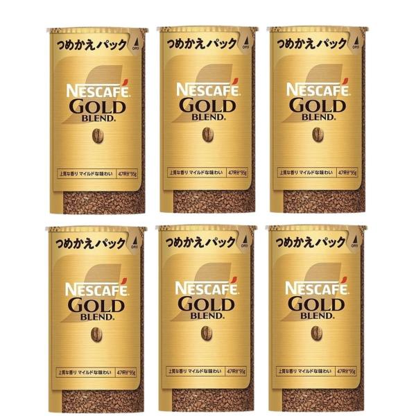 ネスカフェ ゴールドブレンド エコ＆システムパック 95g×6本  賞味期限2027年以降　