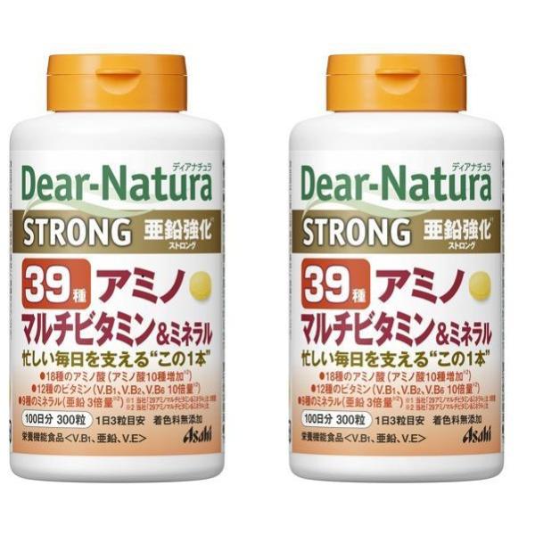 アサヒ ディアナチュラ ストロング39 アミノ マルチビタミン＆ミネラル 300粒 ×２個