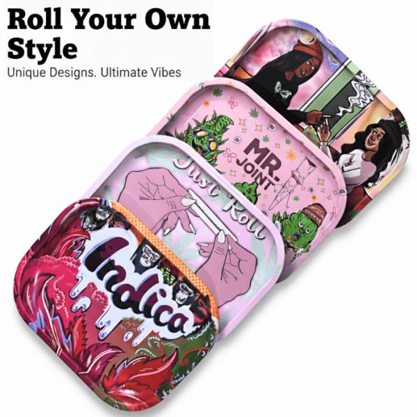 ローリングトレイ 喫煙具 RAW ペーパー など ジョイント 用 トレー 巻きタバコ シャグ ドライハーブ CBD 喫煙アクセサリー 喫煙トレイ 喫煙グッズ おしゃれ