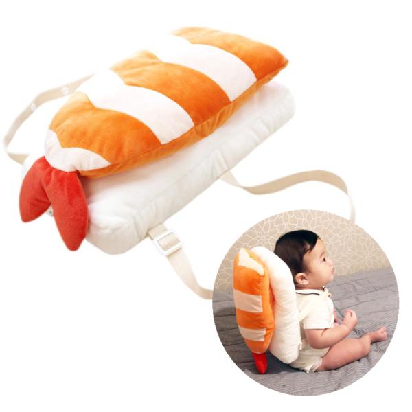 頭ごっつん防止リュック セーフティクッション お寿司 えび : Little