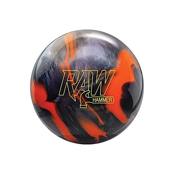 MOC-ONHammer Raw Bowling Black Ball- 60-106522-933 Orange 並行輸入品 13lbs