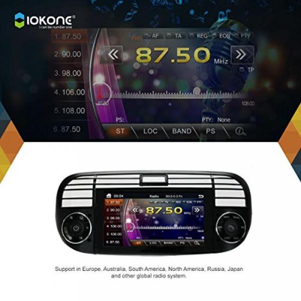 Iokone Fiat 500 フイアット 500用 オーディオ一体型ナビ 内蔵カーナビ Buyee Buyee Japanese Proxy Service Buy From Japan Bot Online