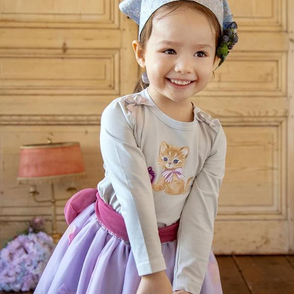 SALE PANPANTUTU パンパンチュチュ リボンキャットトップス(長袖 