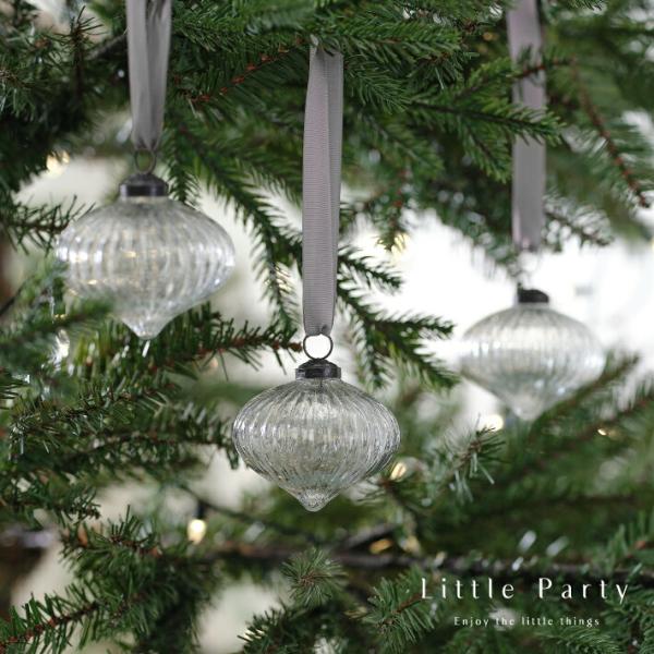 ◆商品内容◆3個入りサイズ：約8cm素材：ガラス◆商品説明◆ ガラスで作られた繊細で大人っぽいデザインのオーナメント。ツリーに吊るしておしゃれなクリスマスデコレーションに！[用途]誕生日 誕生日会 ファーストバースデー ハーフバースデー 1...