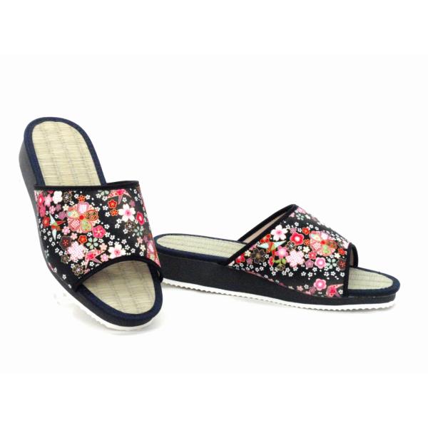 レディース 畳サンダル 1007 (A) いぐさ スポンジ底 軽量