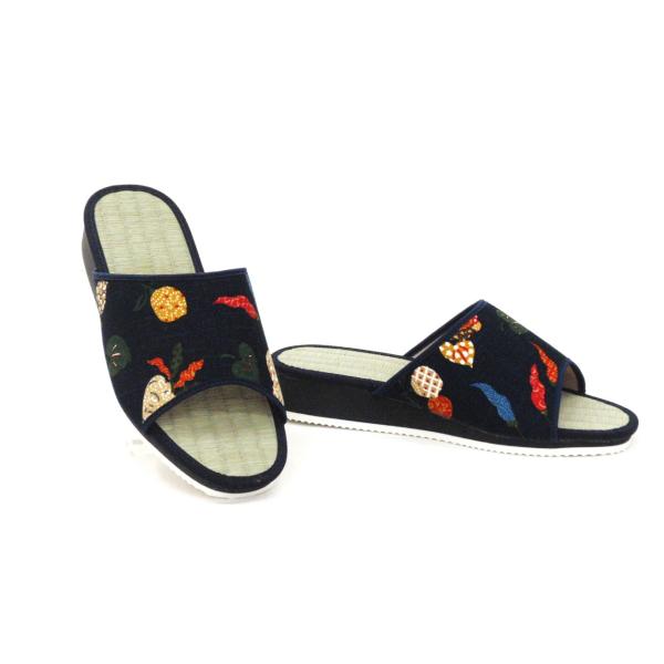 レディース 畳サンダル 1007 (G) いぐさ スポンジ底 軽量