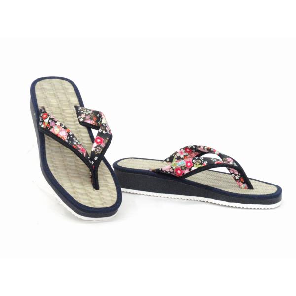 レディース 畳サンダル 草履 鼻緒 1100 (R) いぐさ スポンジ底 軽量