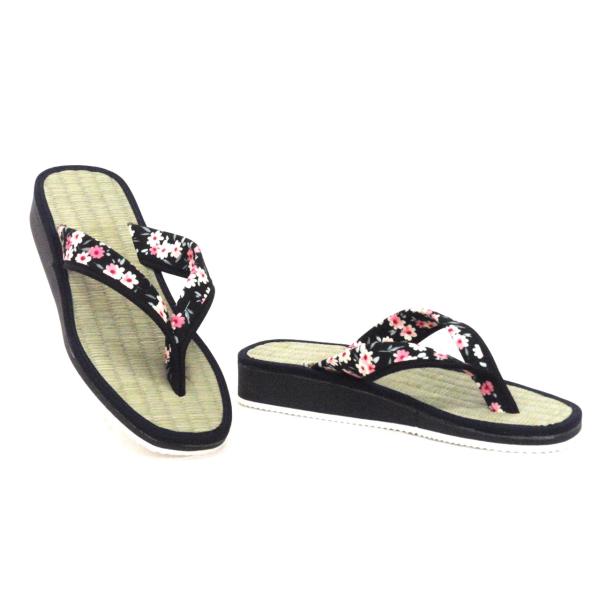 レディース 畳サンダル 草履 鼻緒 1100 (U) いぐさ スポンジ底 軽量