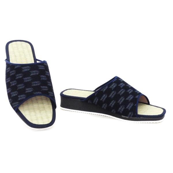 メンズ 畳サンダル 1175 (7) いぐさ スポンジ底 軽量