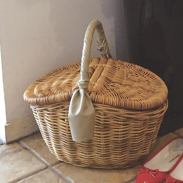 今枝ラタン バスケット ベージュ 77h Be Apaproduction Fr