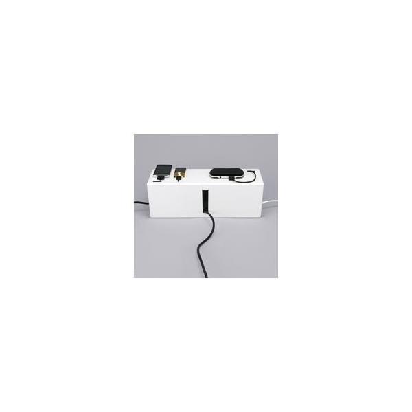 (�܂Ƃ�) �o�b�t�@���[ �P�[�u���{�b�N�X �d���^�b�v���P�[�u�����e L�T�C�Y �z���C�g BSTB01LWH 1�� �k×2�Z�b�g�l