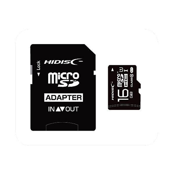 i܂Ƃ߁jnCfBXN microSDHCJ[h16GB class10 UHS-IΉ SDϊA_v^[t HDMCSDH16GCL10UIJP3 1k×3Zbgl