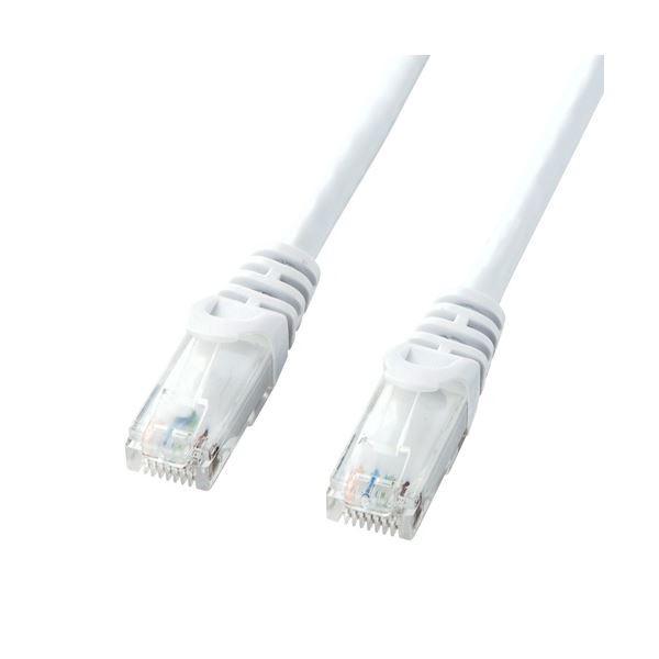 �i�܂Ƃ߁j�T�����T�v���C �J�e�S��6UTPLAN�P�[�u�� �z���C�g 5m LA-Y6-05W 1�{�k×5�Z�b�g�l