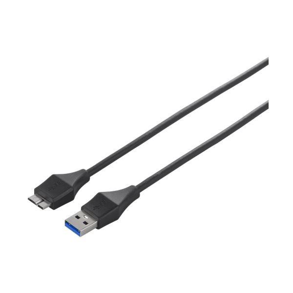 �i�܂Ƃ߁j�o�b�t�@���[ ���j�o�[�T���R�l�N�^USB3.0 (A)�I�X-micro(B)�I�X �u���b�N 2m BSUAMBSU320BK 1�{�k×3�Z�b�g�l