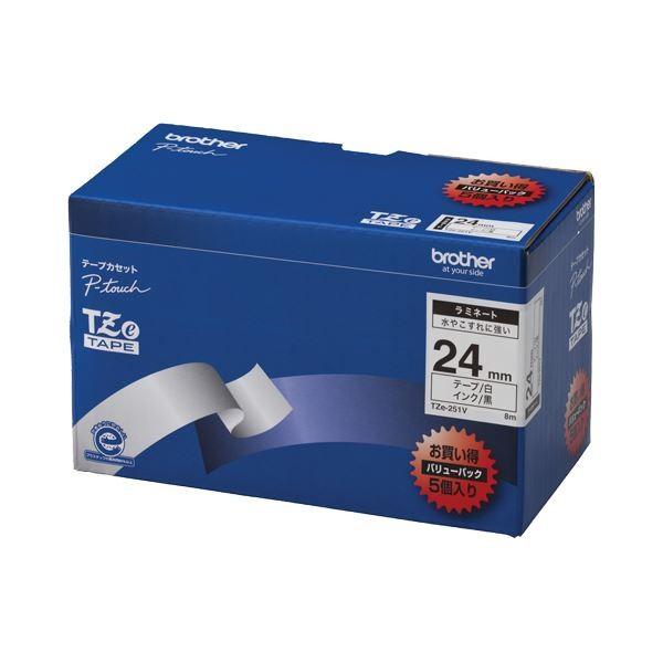 (܂Ƃ߁juU[ BROTHER s[^b` TZee[v ~l[ge[v 24mm / ƖppbN TZE-251V 1pbN(5)k×3Zbgl