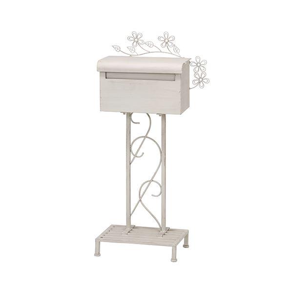 【商品名】 ポスト 幅52cm スチール キーホール付き 鍵付き 脚付き viora メールボックス 2 郵便受け 玄関 エントランス 入口 店舗 ショップ 【ジャンル・特徴】 宅配ボックス ポスト 郵便ポスト 郵便受け スタンドポスト 什...