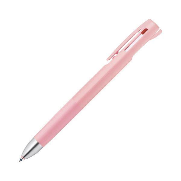（まとめ）ゼブラ 3色エマルジョンボールペン ブレン3C 0.7mm （軸色：ピンク） B3A88-P 1本 〔×10セット〕
