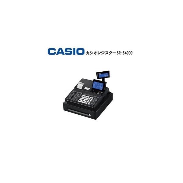 カシオ レジスター SR-S4000-20S Bluetoothレジ ブラック