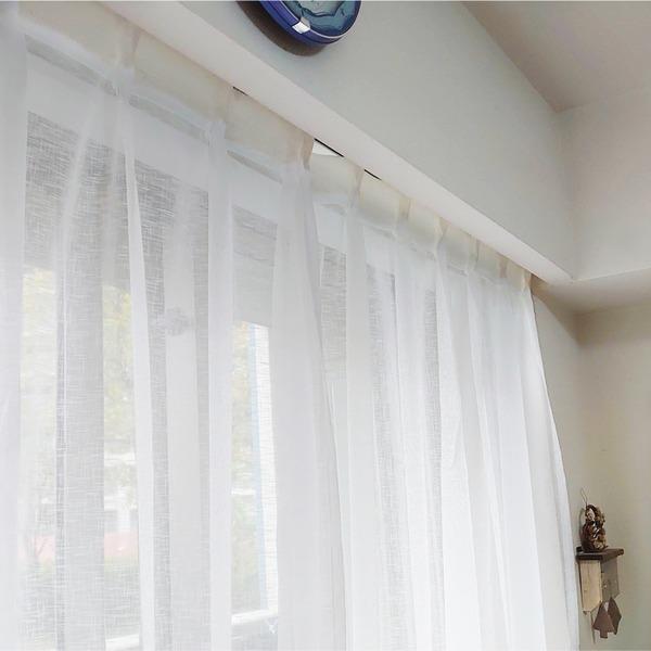 ���[�X�J�[�e�� ��158cm×��238cm 2���Z�b�g �J�X���� ���L �����O �A�W���X�^�[�t�b�N�t �n�M�Ȃ� �􂦂� ���{�� ���r���O