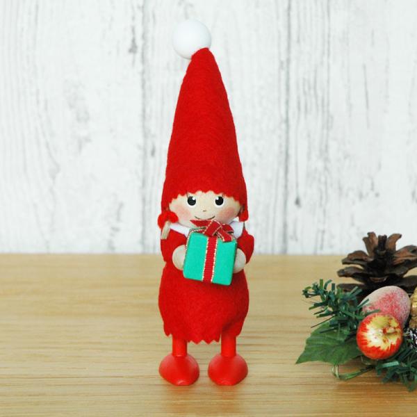 Nisse(ニッセ）プレゼントを持った女の子 NORDIKA nisse(ノルディカ