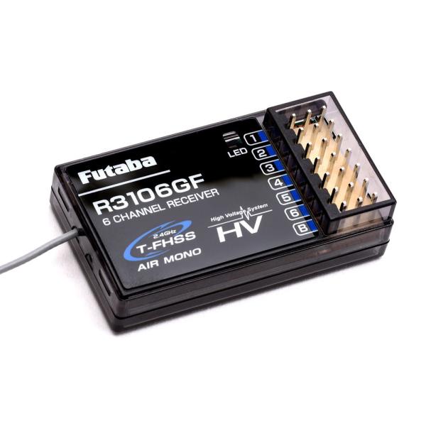 T6L Sport 6チャンネル送信機、R3106GF-T-FHSS 受信機付。 Amazon.com: Futaba 6L Sport 2.4GHz R3106GF TFHSS Mono for RC