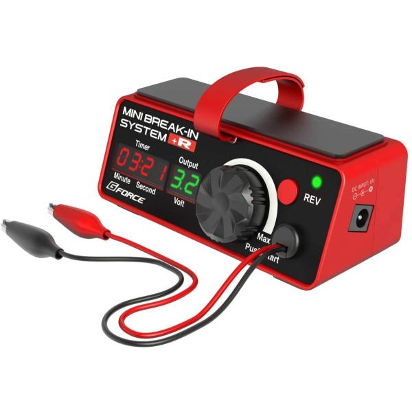 スイッチひとつで正転・逆転切り替え可能！モーター＆ギアを効率的にブレークイン！            モーター正転・逆転切替えスイッチを搭載            0.1V(最大6.0V)単位で好みの電圧に設定が可能            ...