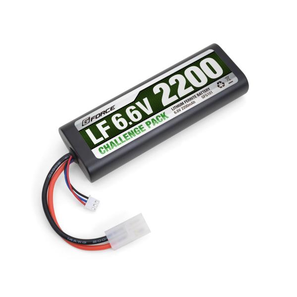 Gフォース LiFeバッテリー　未使用　2個 G-FORCE（ジーフォース） G-FORCE LF Challenge Pack 6.6V 2200mAh
