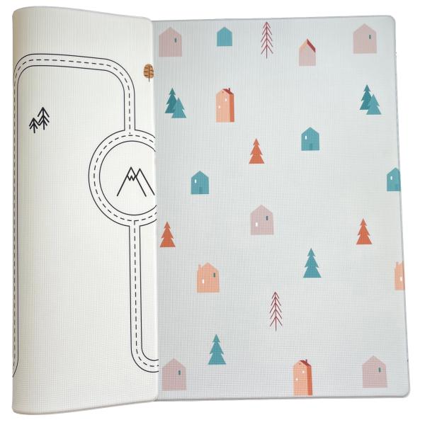 ・おうちでの快適さのために美しくデザインされたプレイマット。 柔らかく、継ぎ目がないからお手入れ簡単。ペットにも使用いただけます。・リバーシブルの大型マットです。 細部までこだわりつつシンプルで、遊び心のあるデザインに仕上げました。また、当...